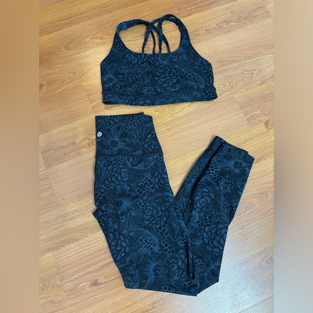 LULULEMON Wunder Under High Rise Full On Luxtreme and Energy Bra Set
